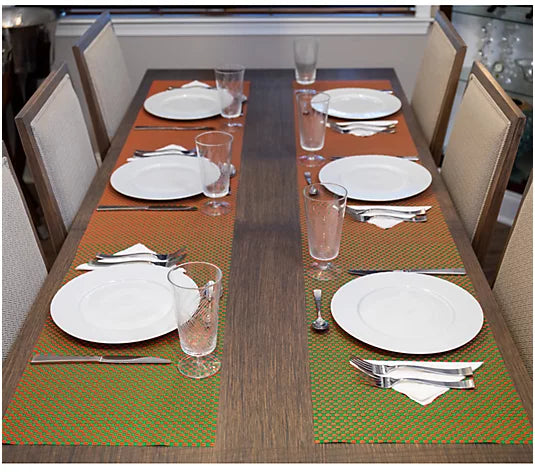 Designing Dining Set of 2 Easy Clean Woven Table Runners